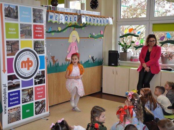 "Wesołe Teatrałki" - konkurs recytatorski dla dzieci z lubińskich przedszkoli" - 2026.03.26 - Filia nr 4
