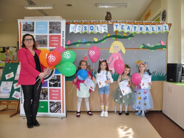 "Wesołe Teatrałki" - konkurs recytatorski dla dzieci z lubińskich przedszkoli" - 2026.03.26 - Filia nr 4