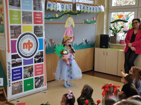 "Wesołe Teatrałki" - konkurs recytatorski dla dzieci z lubińskich przedszkoli" - 2026.03.26 - Filia nr 4